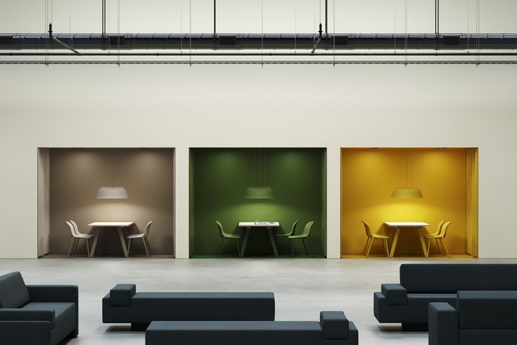 Дизайн интерьера офиса индивидуален: новая лампа Fost от DeVorm 7