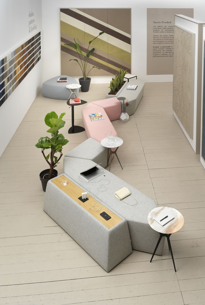 Модульный диван для офиса Rocks от Sitia 3