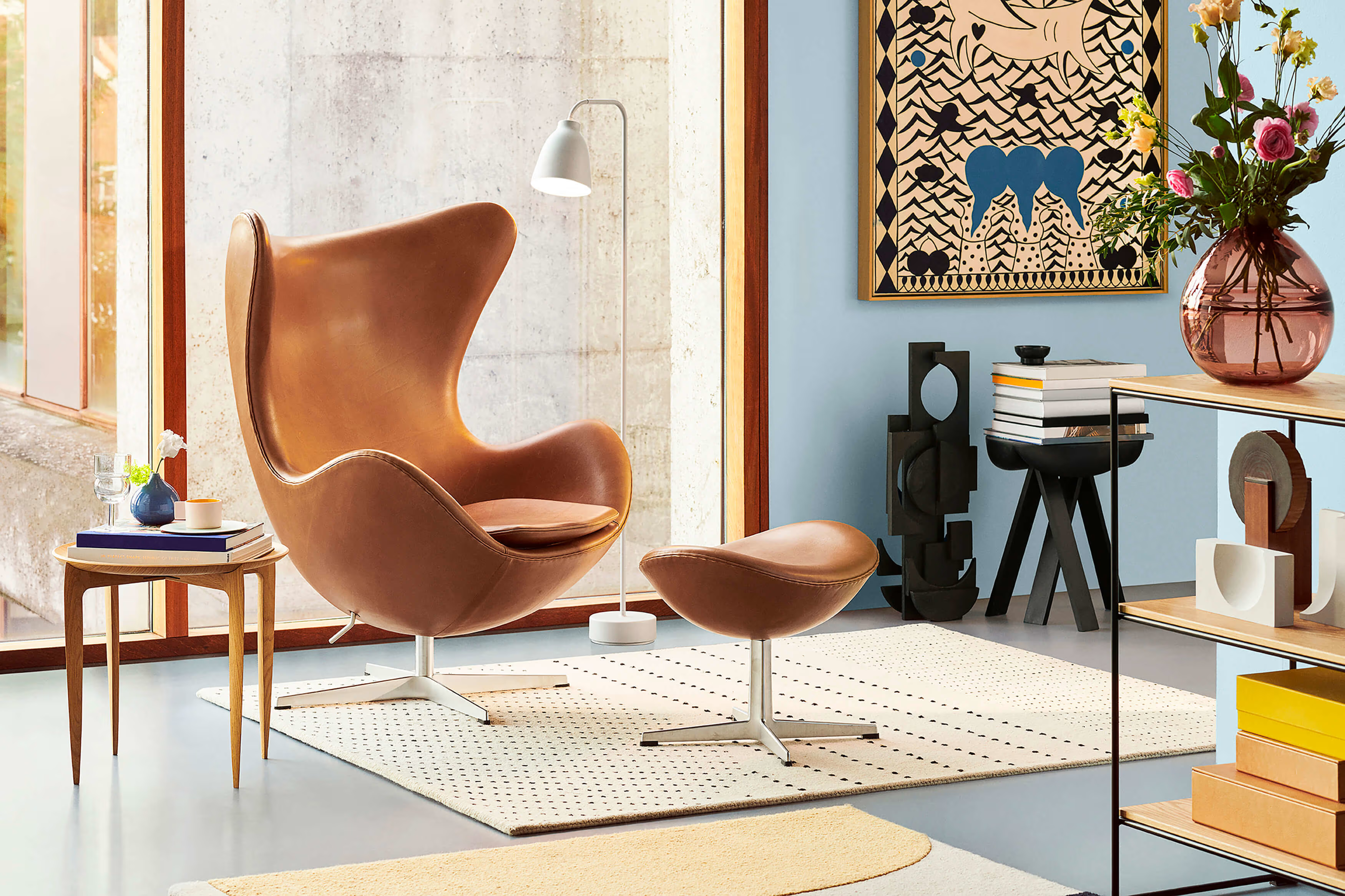 Лаунж-кресло для офиса и кафе от Fritz Hansen 1