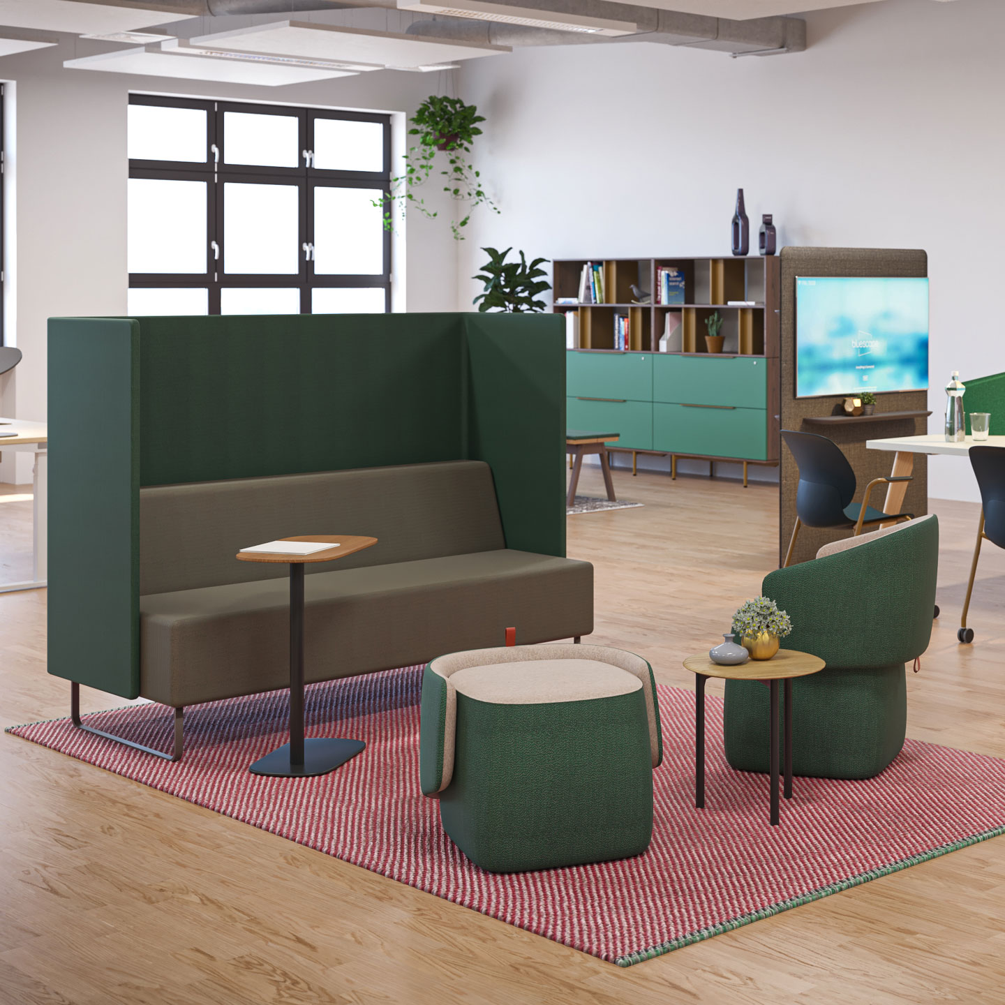 Офисный диван для работы и деловых встреч от Haworth 2