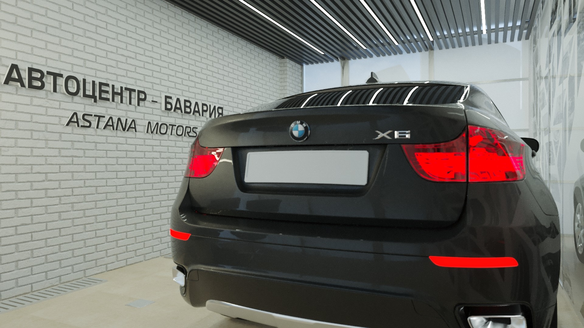 Дизайн шоурума BMW 4