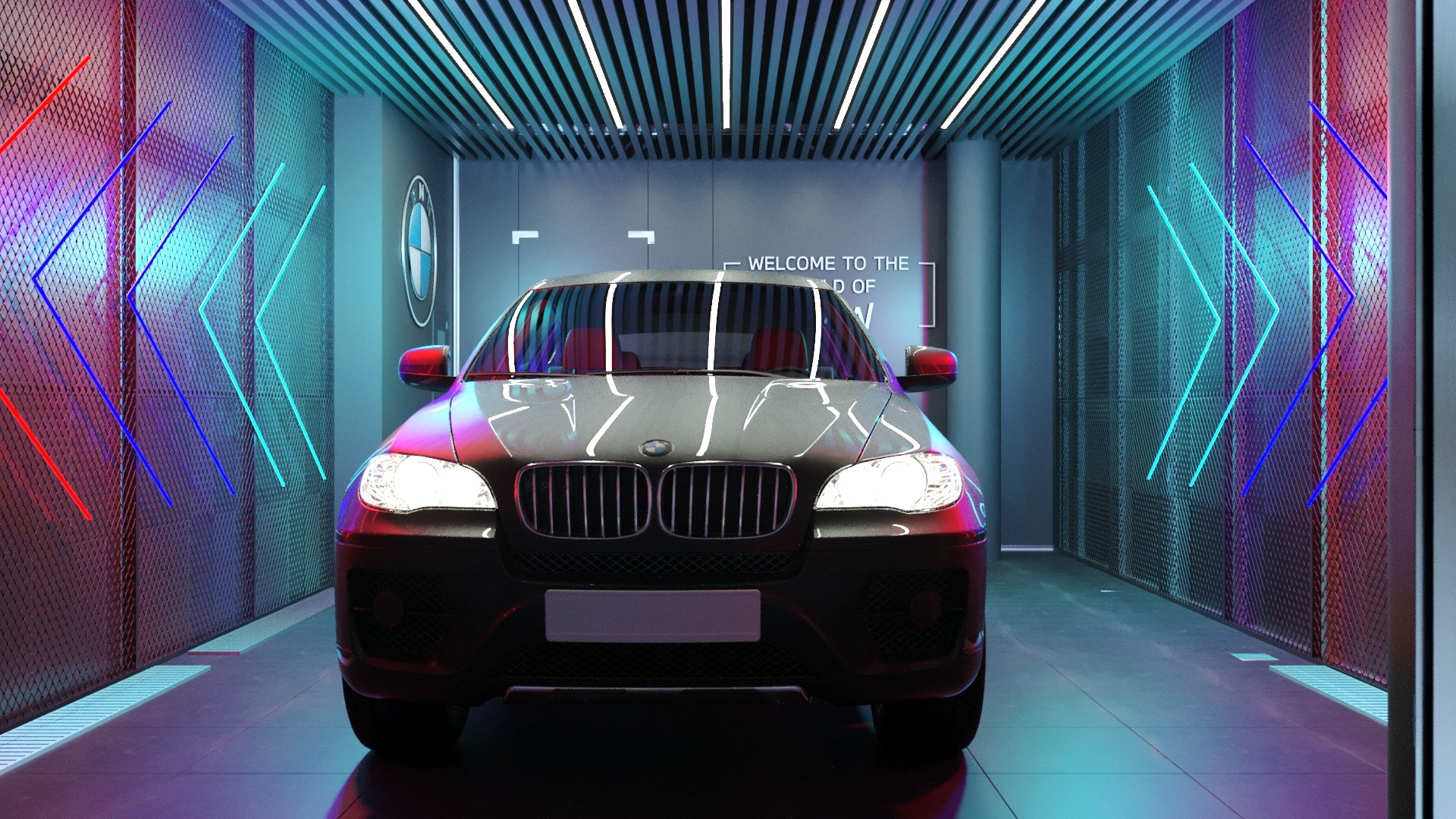 Дизайн шоурума BMW 1