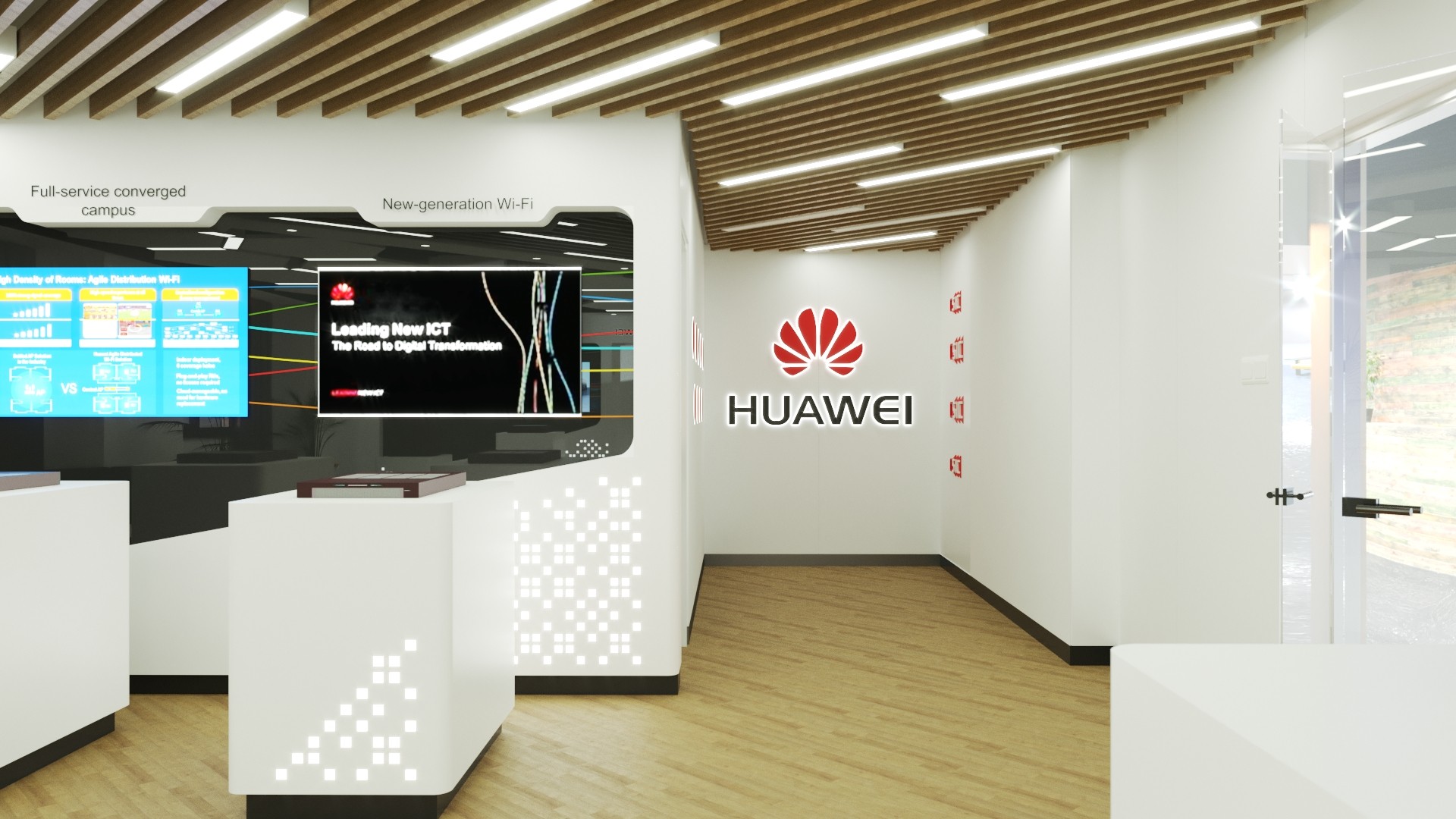 Дизайн шоурума Huawei 1